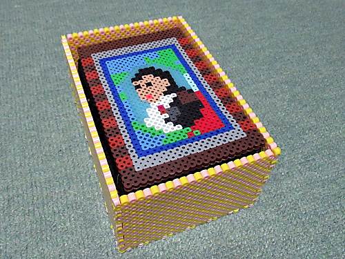 アイロンビーズで花札を作ってみた