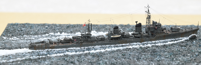 駆逐艦雪風ジオラマ